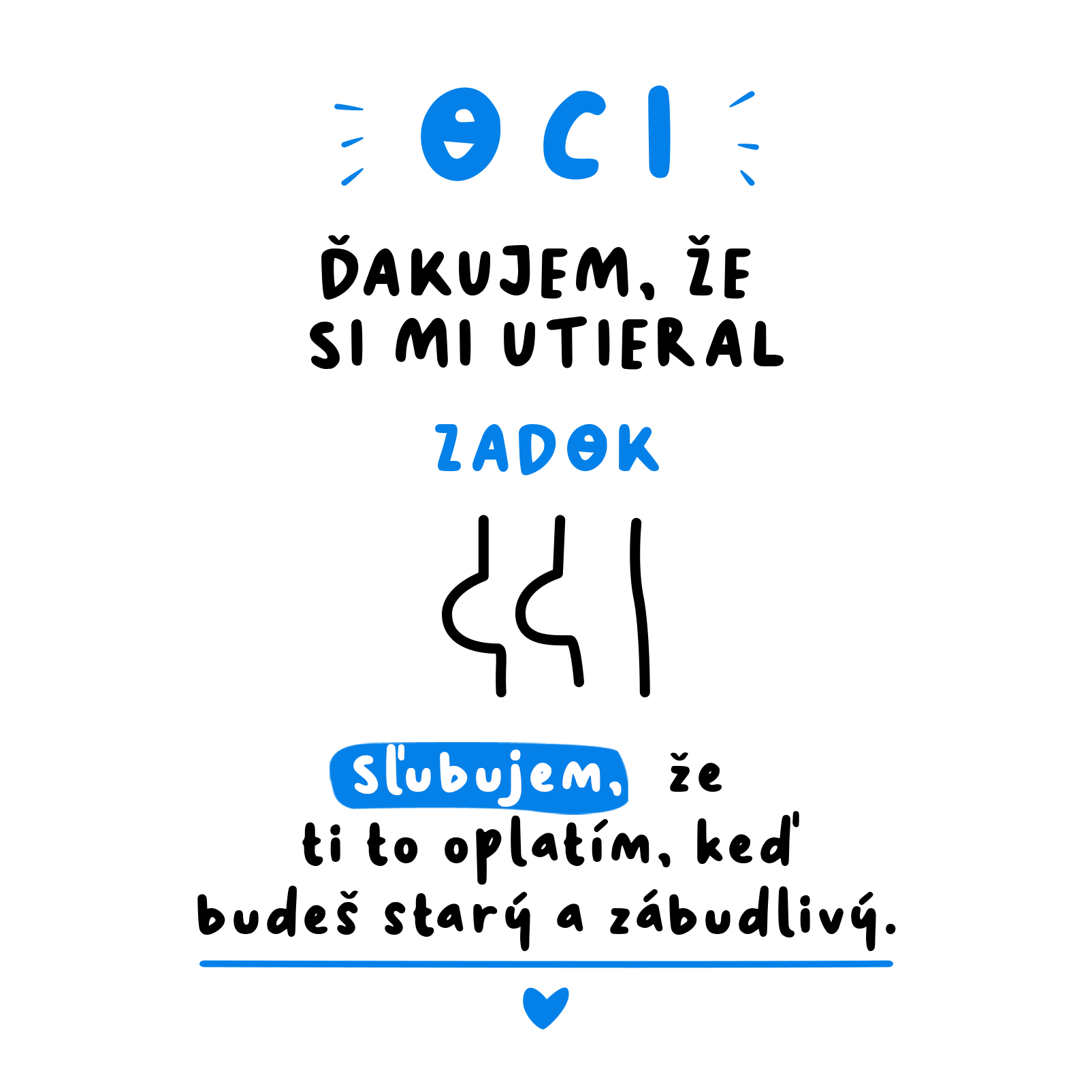 Oci ďakujem, že - SZLOVAK.webp